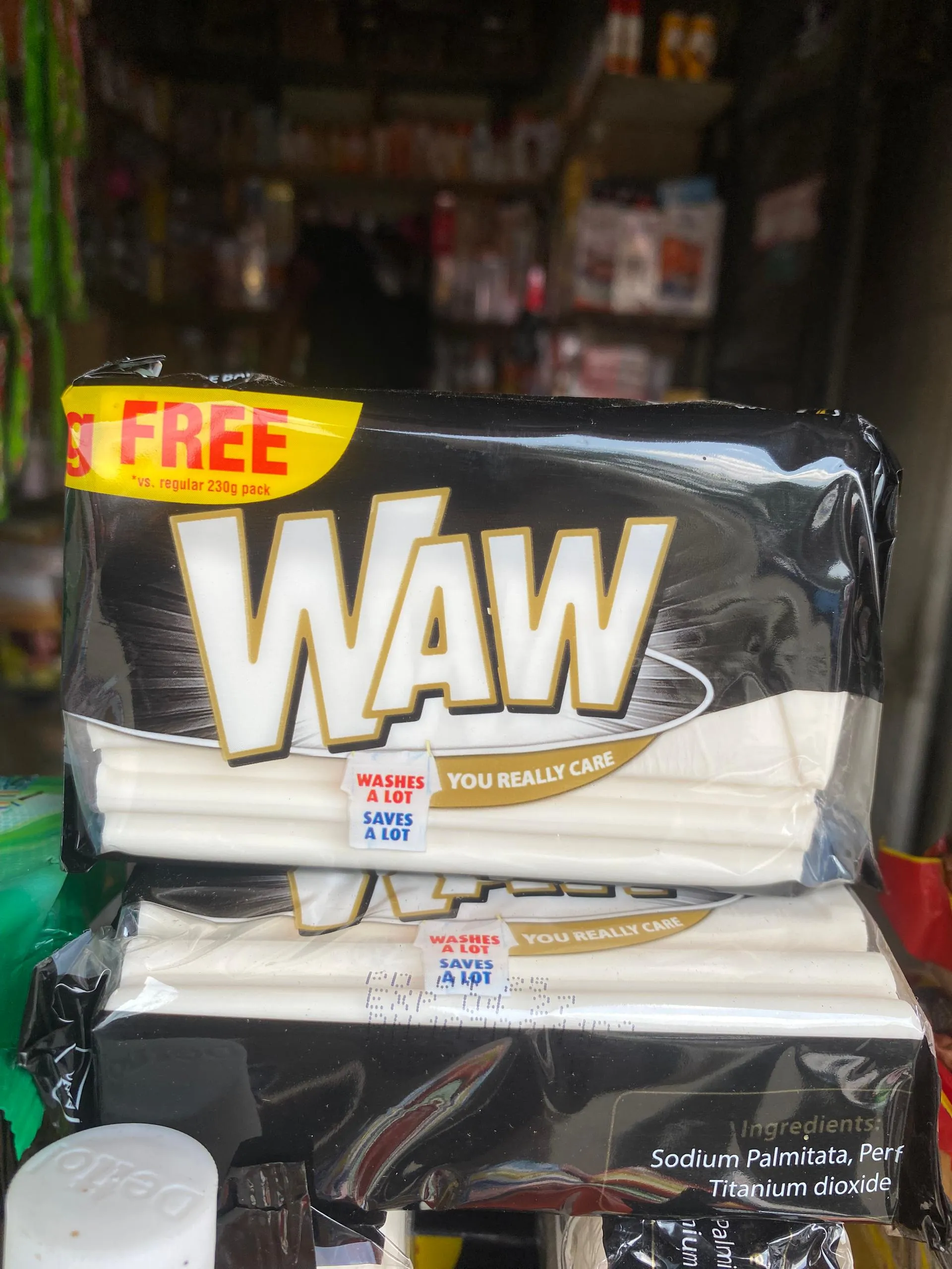 Waw bar soap