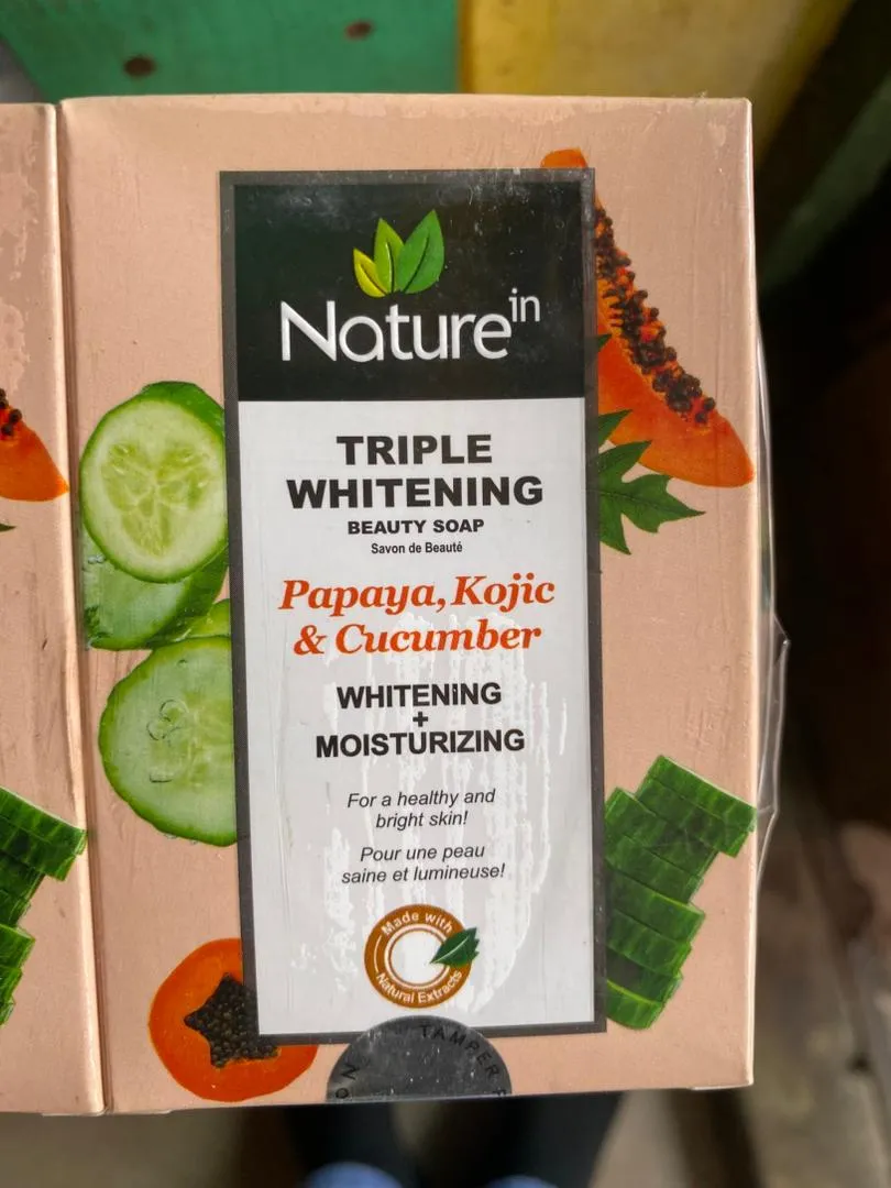 PAPAYA, KOJIC & CUCUMBER TRIPLE WHITENING SOAP