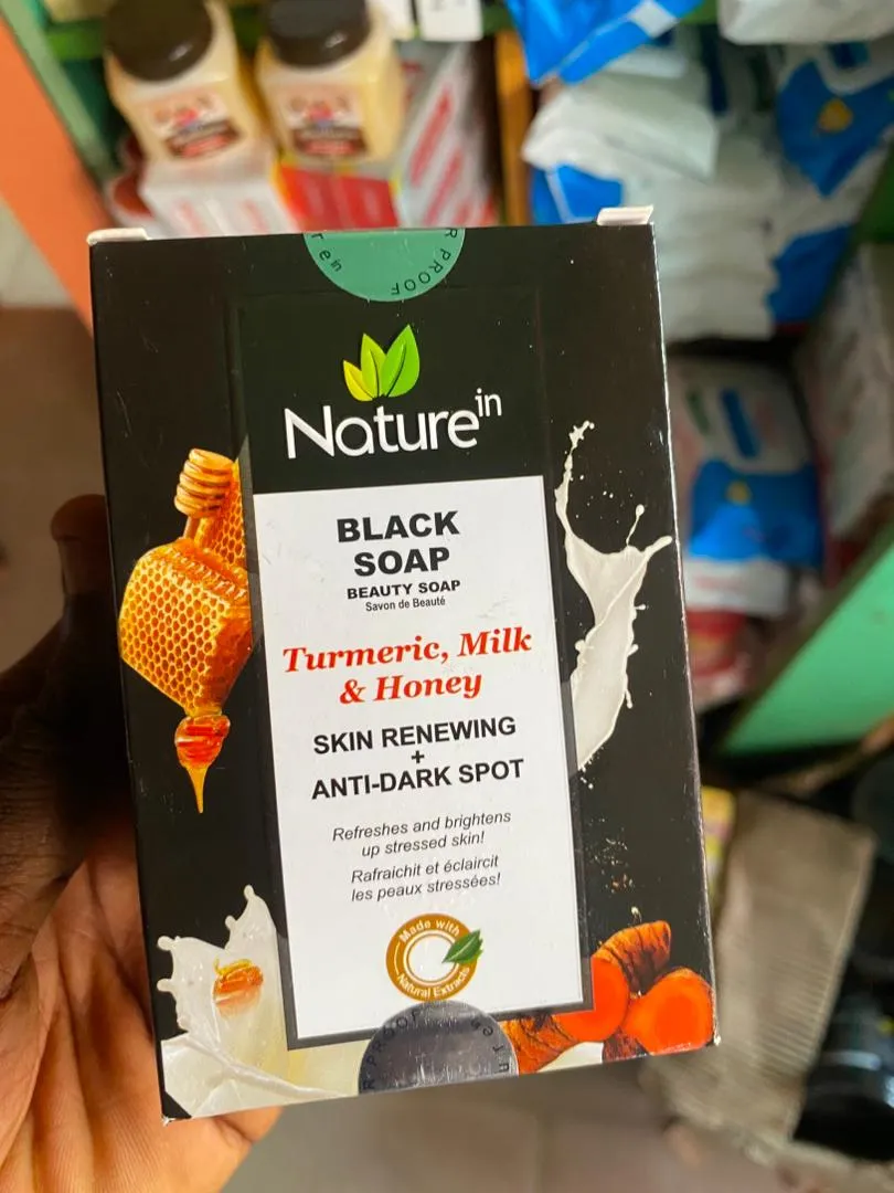 TURMERIC, MILK & HONEY BLACK SOAP